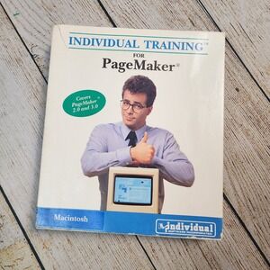 Retro Individual Training for Pagemaker‎ 2.0 & 3.0 Macintosh Software Disks